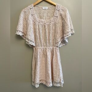 Korean Romper Very Berry Lace Boho